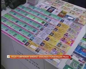 Polis tumpaskan sindiket dokumen pengenalan palsu