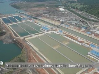 Panama canal extension almost ready for inauguration