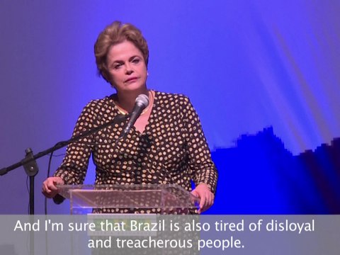 Dilma Rousseff vows to serve out term ahead of Brazil impeachment vote