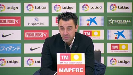 Xavi: "Los jugadores van creyendo y para nosotros es fundamental"
