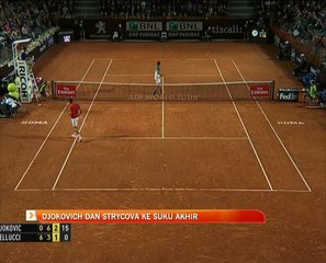 Novak Djokovic dan Barbora Strycova ke suku akhir