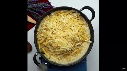 chicken cordon bleu meatball pasta bake