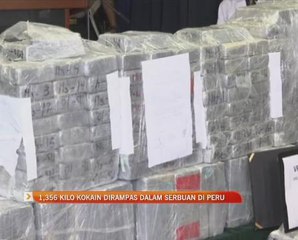 1,356 kilo kokain dirampas dalam serbuan di Peru
