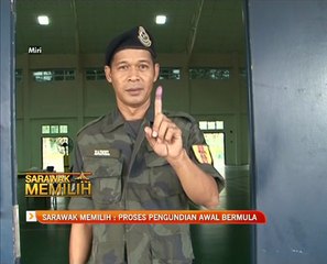 Sarawak Memilih: Proses mengundi awal di Miri bermula