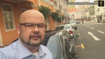 Harith is in a strange country