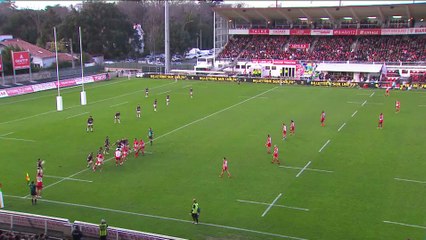 TOP 14 - Essai de Tomas CUBELLI (BO) - Biarritz Olympique - RC Toulon- J20 - Saison 2021/2022