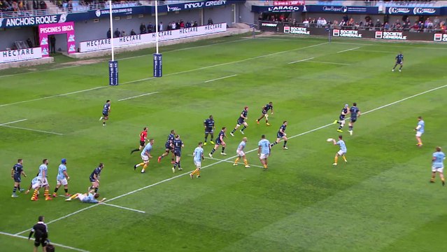 TOP 14 - Essai de Bautista DELGUY (USAP) - USA Perpignan - Racing 92 - J20 - Saison 2021/2022