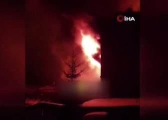 Rusya, Harkov'da televizyon kulesi vurdu