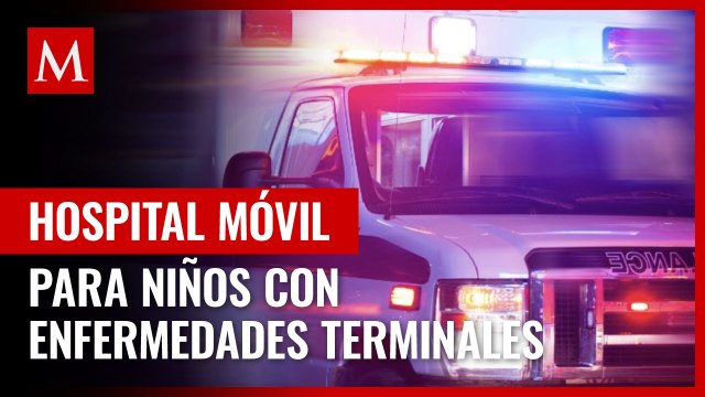 Niños con enfermedades terminales huyen de Ucrania en 'hospital móvil' improvisado