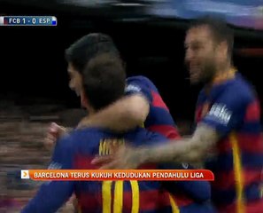 Barcelona terus kukuh kedudukan pendahulu liga