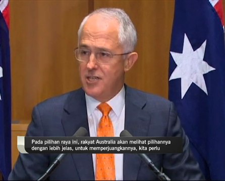 Pilihan Raya Umum Australia diadakan pada 2 Julai 2016