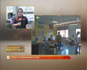 Sarawak memilih: Proses pengundian di Sibu
