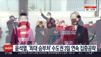 Скачать видео: 윤석열, '최대 승부처' 수도권 3일 연속 집중공략