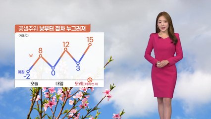 [날씨] 오늘 구름 많고 꽃샘추위...낮부터 누그러져 / YTN