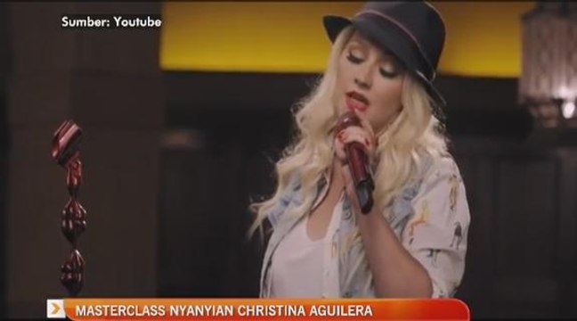 Masterclass nyanyian Christina Aguilera