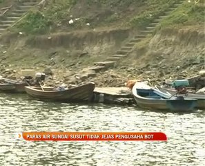 Paras sungai susut tidak jejas pengusaha bot