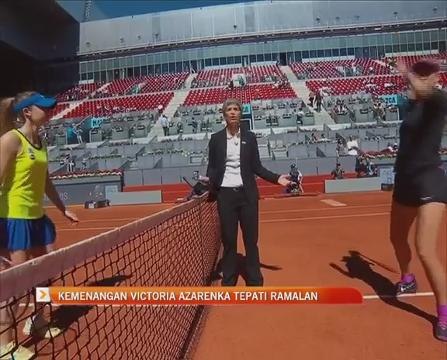 Tenis Terbuka Madrid: Kemenangan Victoria Azarenka tepati ramalan