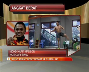 Skuad angkat berat negara ke Olimpik Rio