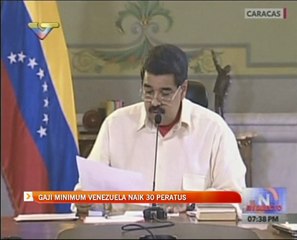 Gaji minimum Venezuela naik 30 peratus