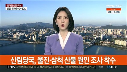 산림당국, 울진·삼척산불 원인 조사 착수