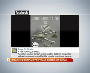 Separuh akhir Piala FA: perang poster JDT, Kedah