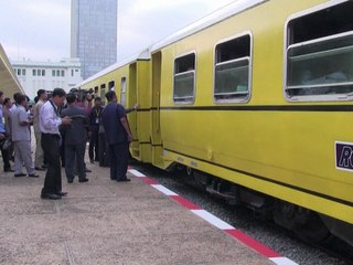 Cambodian passenger train back on track after years-long hiatus