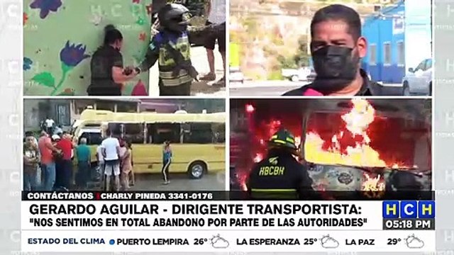 Dirigencia de transporte: Nos sentimos abandonados por las autoridades policiales