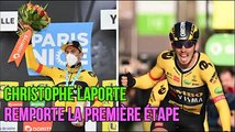 exceptionnel triplé pour la Jumbo-Visma, Christophe Laporte remporte la première étape