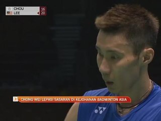 Chong Wei lepasi sasaran di Kejohanan Badminton Asia