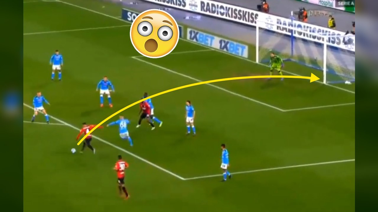 Ismaël Bennacer contre Adam Ounas | Napoli 0 - 1 Milan