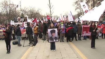 Cumhuriyet Kadınları Derneği ile TGB'den "Yükselen Kadın Yükselen Türkiye" Mitingi