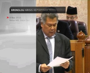Kronologi krisis kepimpinan Terengganu