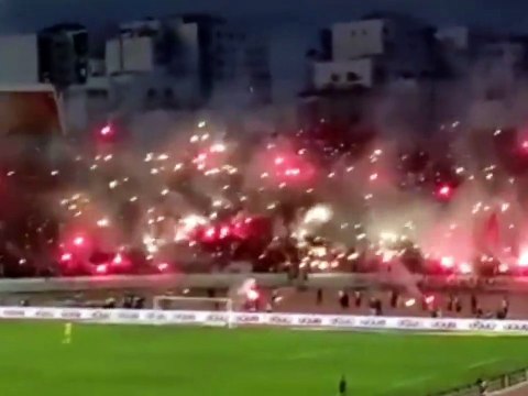 Wydad Athletic Club ... Craquage d'Ultras Winners dans leurs zone Curva Nord (WAC 2-1 SCCM)