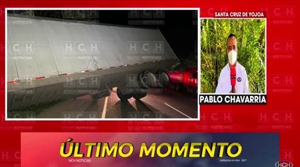 ¡Rastra se precipita a hondonada en la carretera CA-5, kilómetro 167!