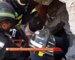 Penduduk terjejas gempa teruskan kehidupan