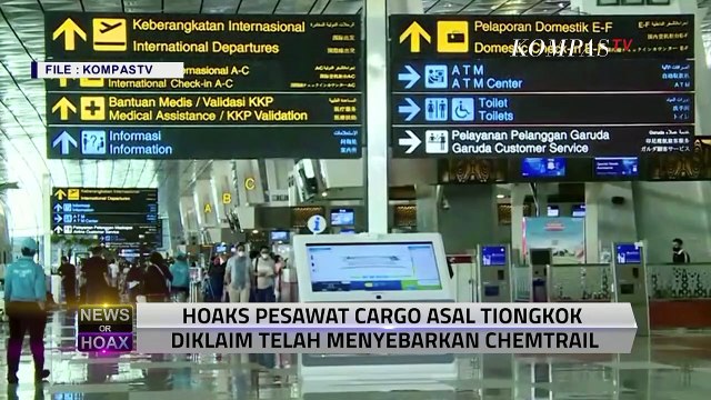 Hoaks Pesawat Kargo Tiongkok Sebarkan Chemtrail | News Or Hoax