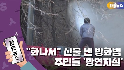 [한손뉴스] "화나서 그랬다"...반복된 산불 악몽에 주민들 '망연자실' / YTN