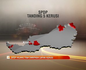 Sarawak Memilih: SPDP hilang tiga daripada lapan kerusi