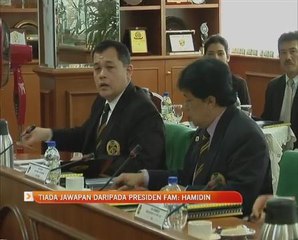 Tiada jawapan daripada Presiden FAM: Hamidin