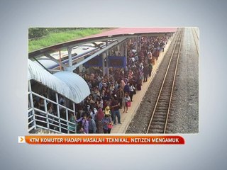 KTM Komuter hadapi masalah teknikal, netizen mengamuk
