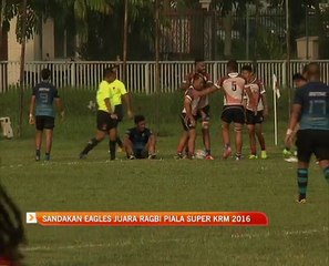 Sandakan Eagles juara ragbi Piala Super KRM 2016