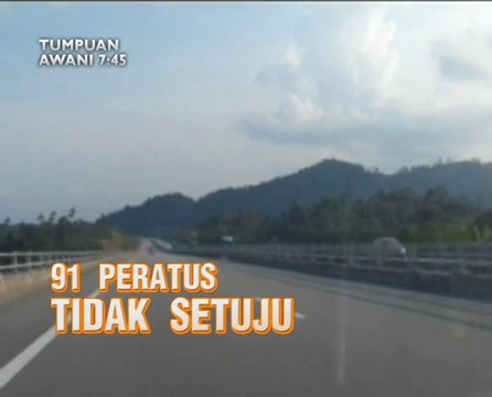 AWANI 7:45 malam ini: Dua individu mati tembak di Kota Kinabalu, 91 peratus tidak setuju kadar tol naik