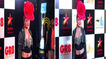 Rakhi Sawant इतना बड़ा गुलाब लगाकर पहुंची ITA Awards पर;  Watch video | FilmiBeat