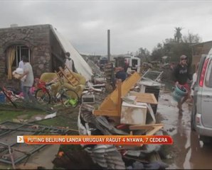 Puting beliung landa Uruguay ragut 4 nyawa, 7 cedera