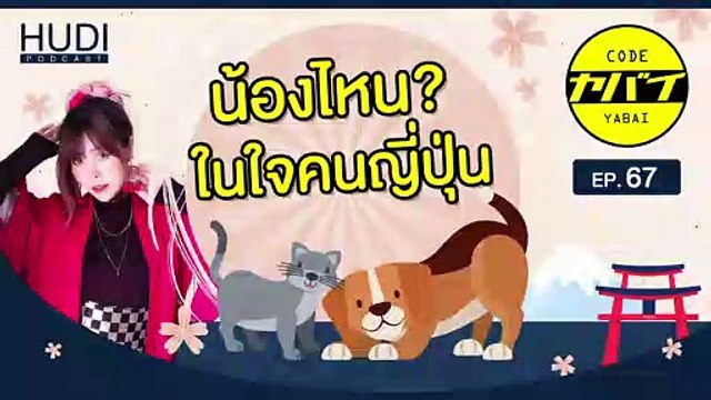 คนญี่ปุ่นชอบน้องหมาหรือน้องแมวมากกว่า HUDI Podcast: Code Yabaii Ep.67