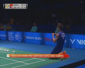Psikologi Chong Wei lebih baik buru emas olimpik