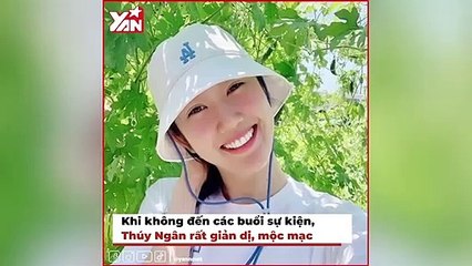 Thúy Ngân lên thảm đỏ là đại mỹ nhân, ở nhà đồ bộ, tóc cuốn lô nhìn rất _chất_