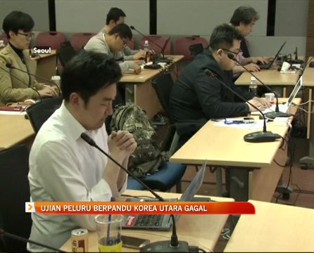 Ujian peluru berpandu Korea Utara gagal