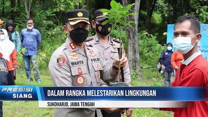 Kapolres Sukoharjo Bersama Anggota DPR RI Gelar Melaksanakan Penanaman Pohon