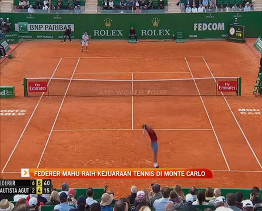 Roger Federer mahu raih kejuaraan Tenis Masters di Monte Carlo